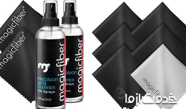 دستمال صنعتی و اسپری تمیزکننده از وسایل نصب کابینت